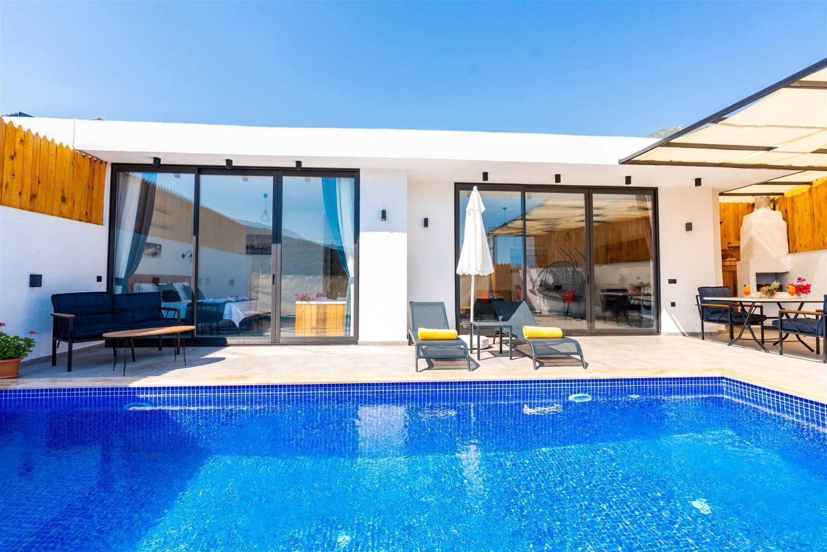 Kalkan Ulugöl'de Enfes Doğa İçerisinde, Özel Havuzlu, Balayı Villası-41611