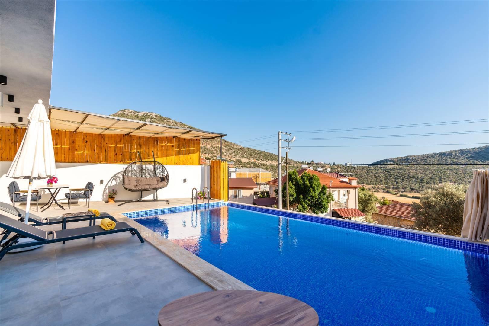 Kalkan Ulugöl'de Enfes Doğa İçerisinde, Özel Havuzlu, Balayı Villası-41611