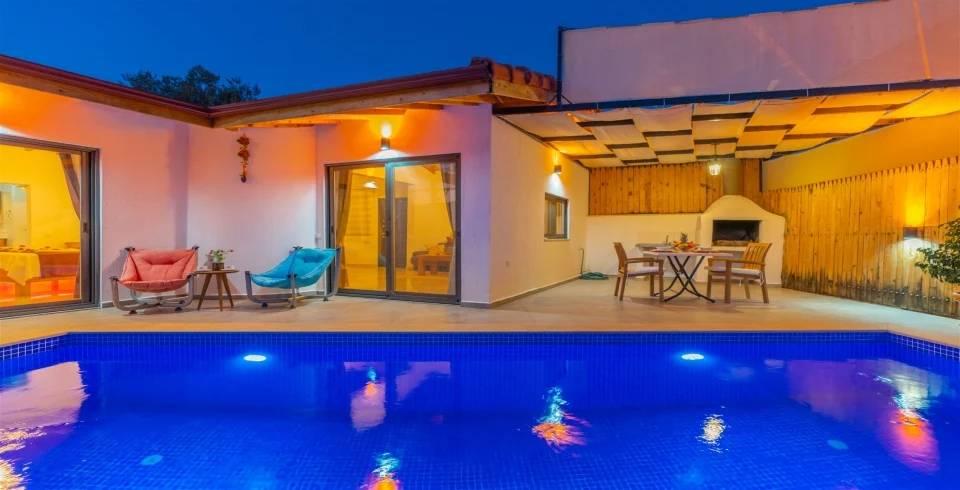 Kaş Bezirgan'da Balayı Çiftlerine Uygun, Özel Havuzlu, Romantik Villa-40101