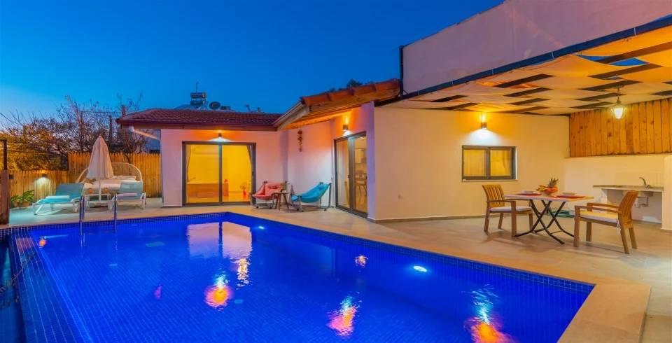 Kaş Bezirgan'da Balayı Çiftlerine Uygun, Özel Havuzlu, Romantik Villa-40101