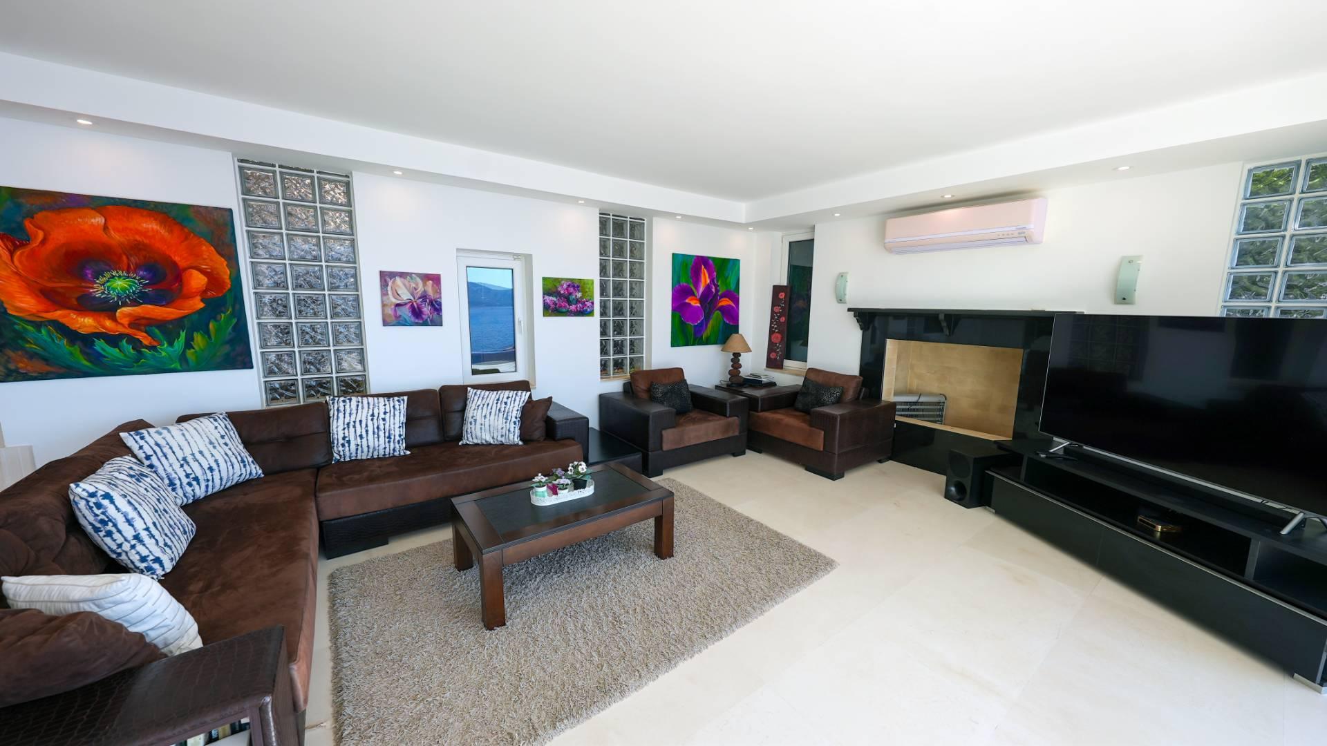 Kaş Kalkan'da Harika Deniz Manzaralı, Sonsuzluk Havuzlu, 3+1 Villa-41731