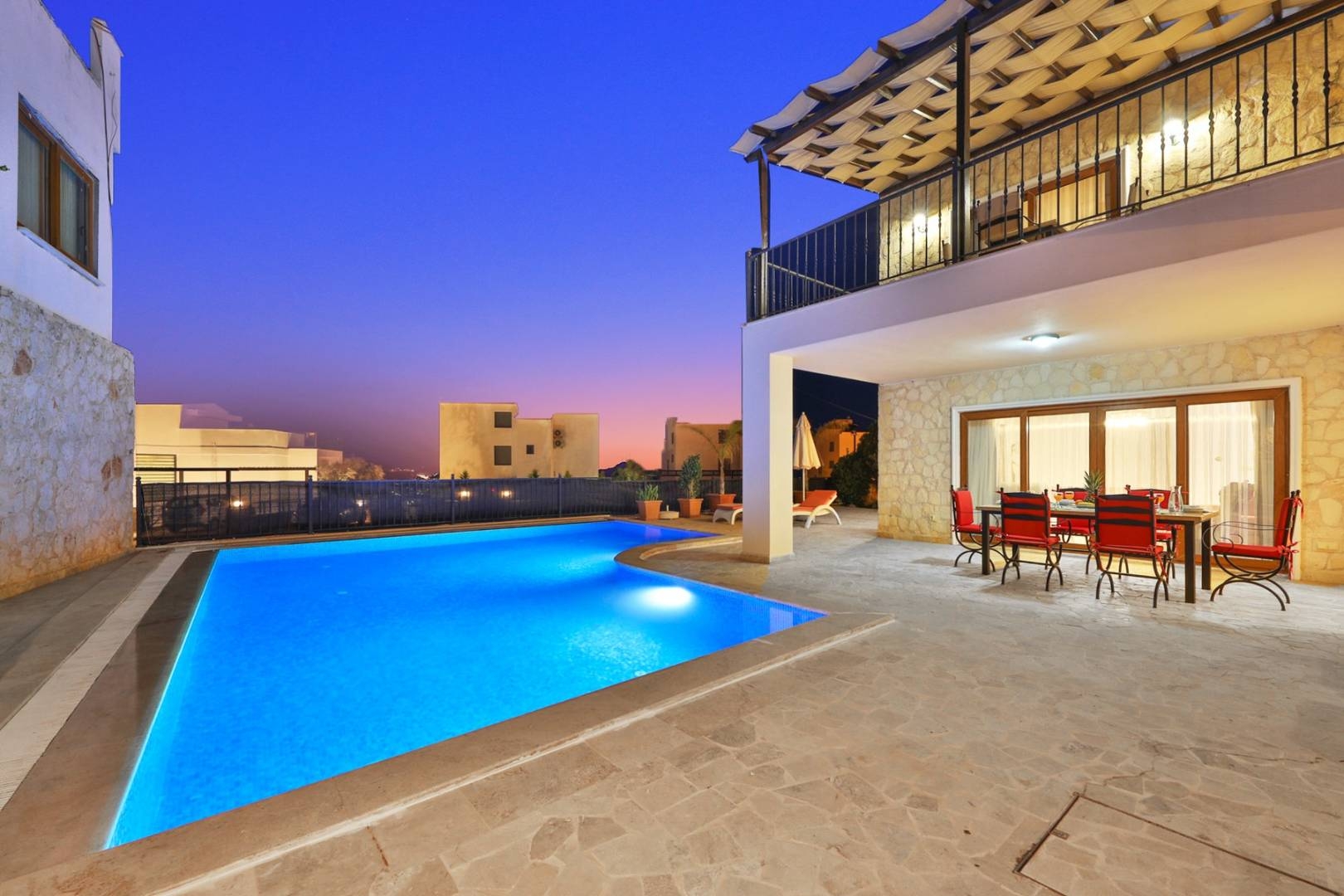 Kaş Kalkan'da Deniz ve Doğa Manzaralı, Özel Havuzlu, Lüks Villa