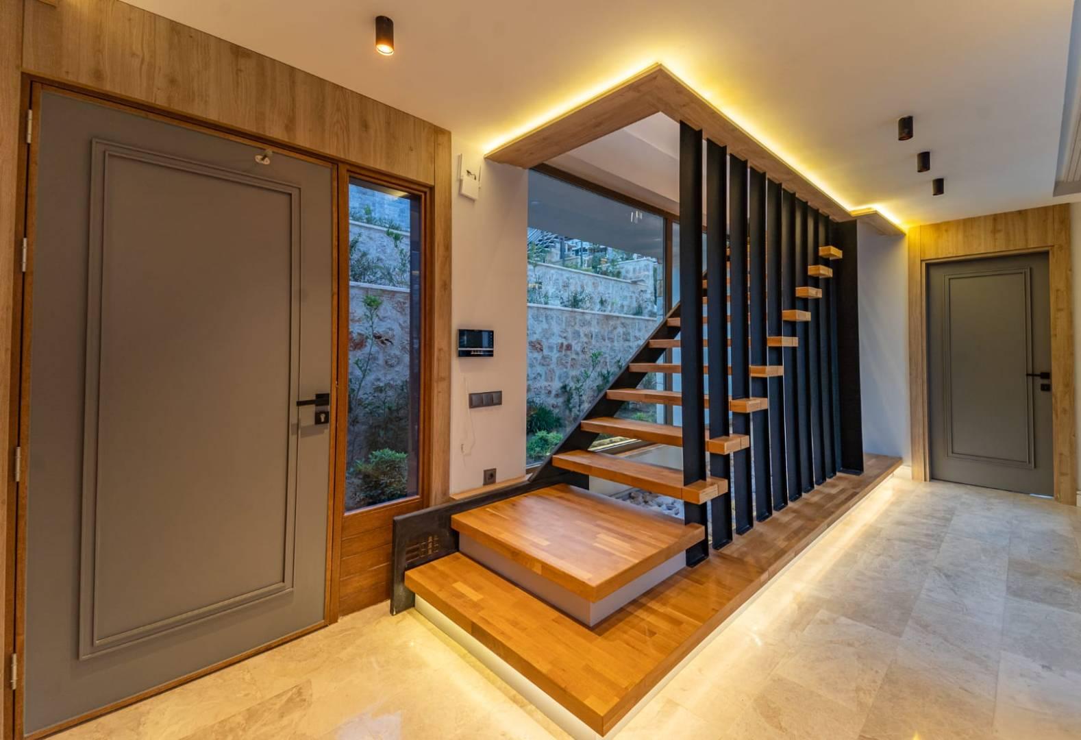 Kaş Kalkan'da Göz Alıcı Deniz Manzaralı, Özel Havuzlu, Modern Villa-41233