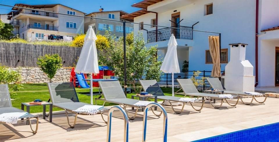 Kaş Ağullu'da Muhteşem Doğada, Çocuk Oyun Alanlı, Lüks Villa-40096