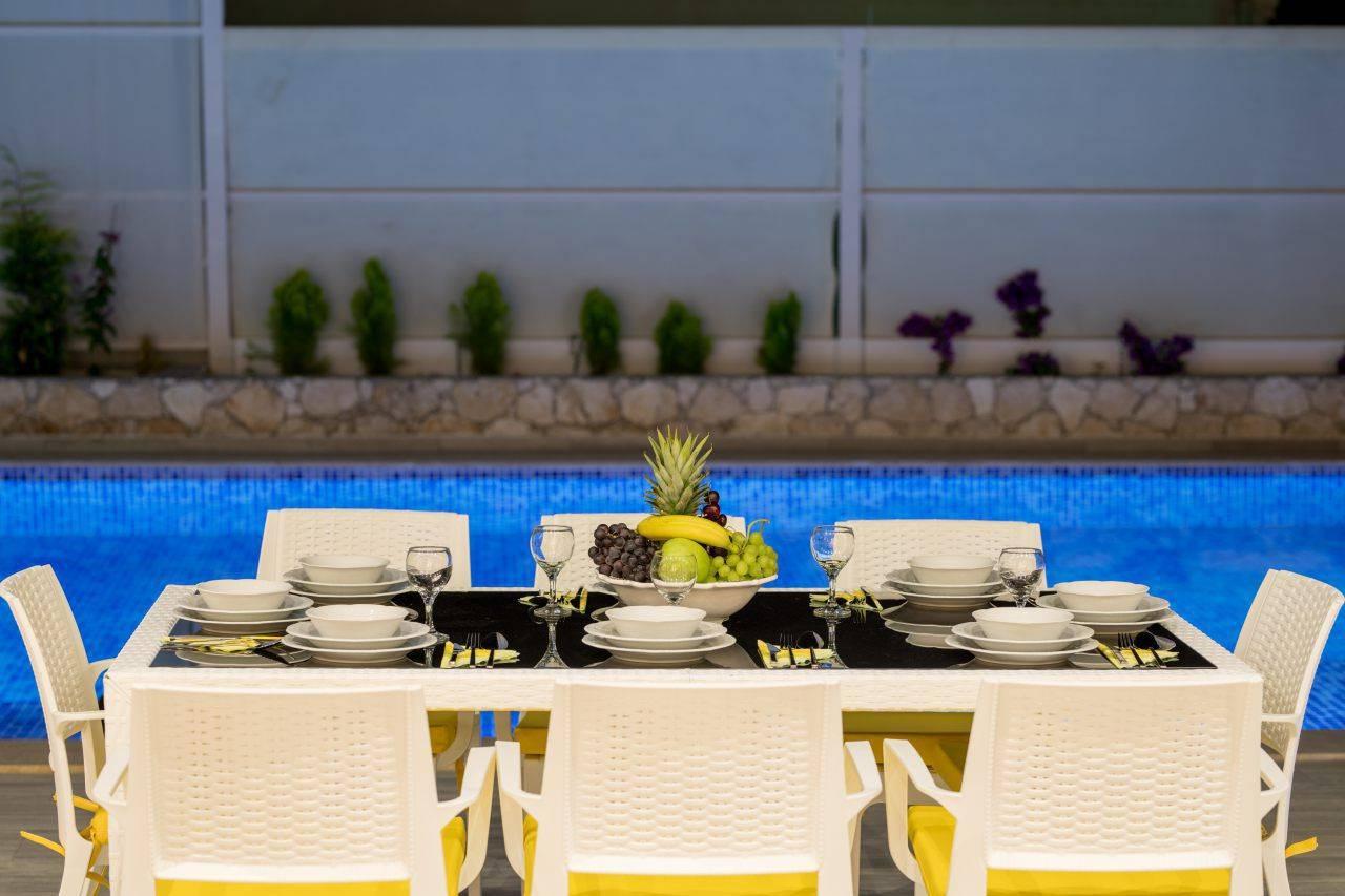 Kaş Akbel'de Geniş Ailelere Uygun, Özel Havuzlu, Modern Villa-41688