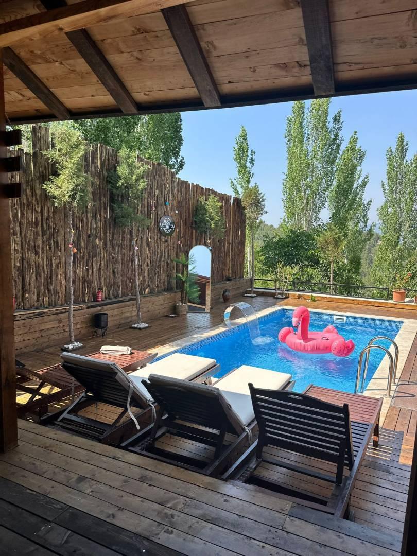 Kaş Aklar'da Balayı Çiftlerine Uygun, Özel Havuzlu, Ahşap Villa-42584