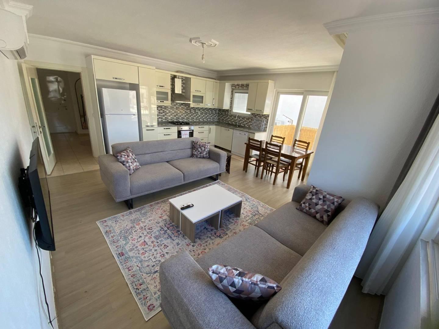 Kaş Andifli'de Çekirdek Ailelere Uygun, 2+1, Şık Apart-42754