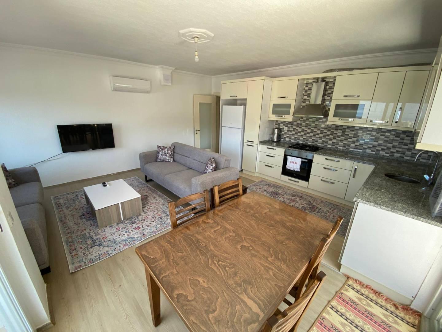 Kaş Andifli'de Çekirdek Ailelere Uygun, 2+1, Şık Apart-42754