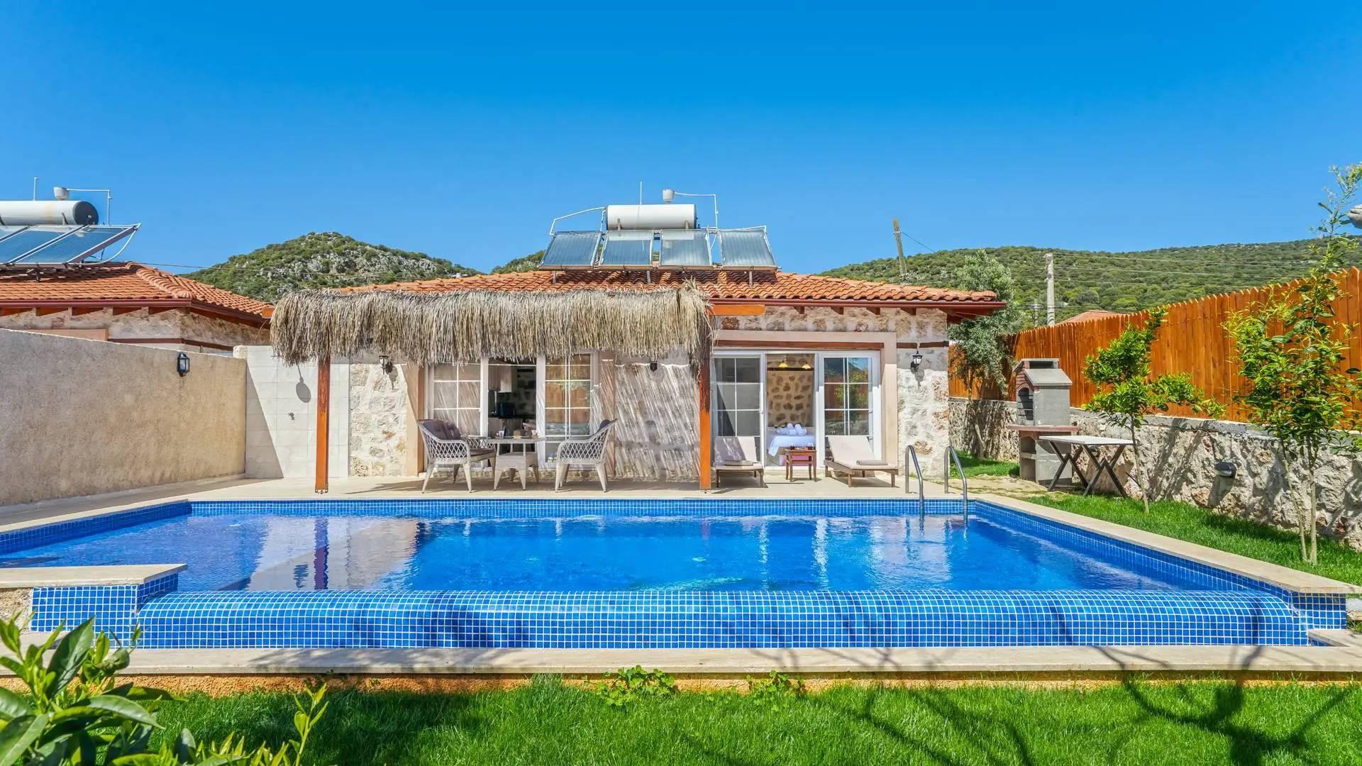 Kaş Bayındır'da Doğayla Baş Başa, Özel Havuzlu, Balayı Villası-41419