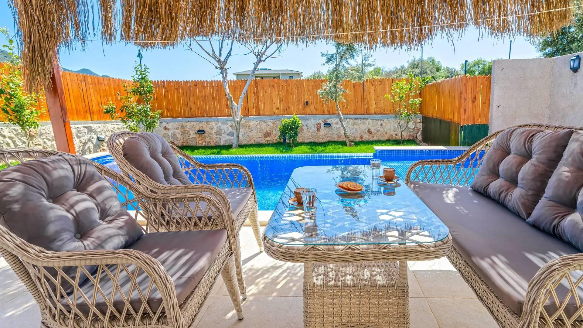 Kaş Bayındır'da Doğayla Baş Başa, Özel Havuzlu, Balayı Villası-41419