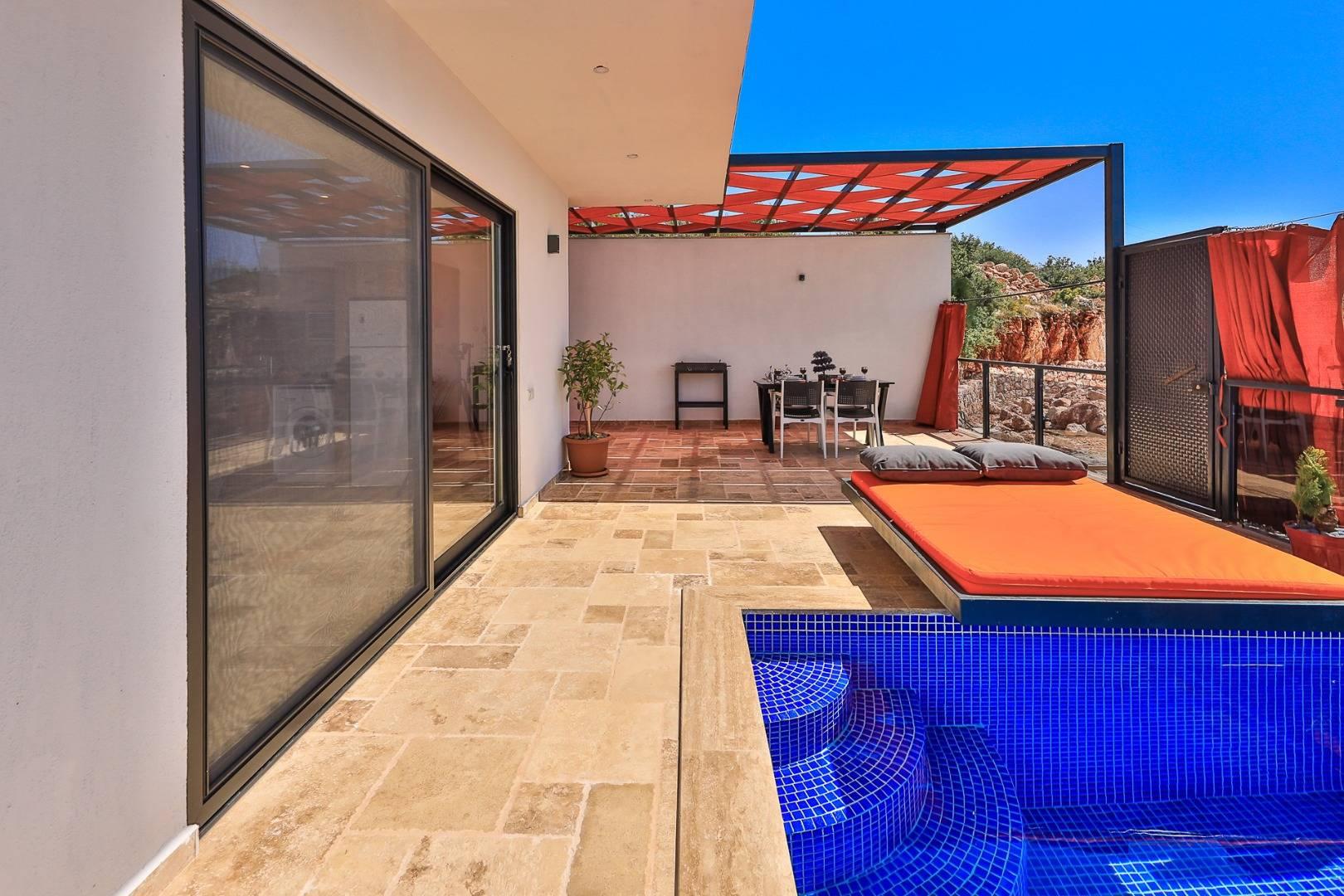 Kaş Bezirgan'da Çiftlere Uygun, Özel Havuzlu, Balayı Villası-41525