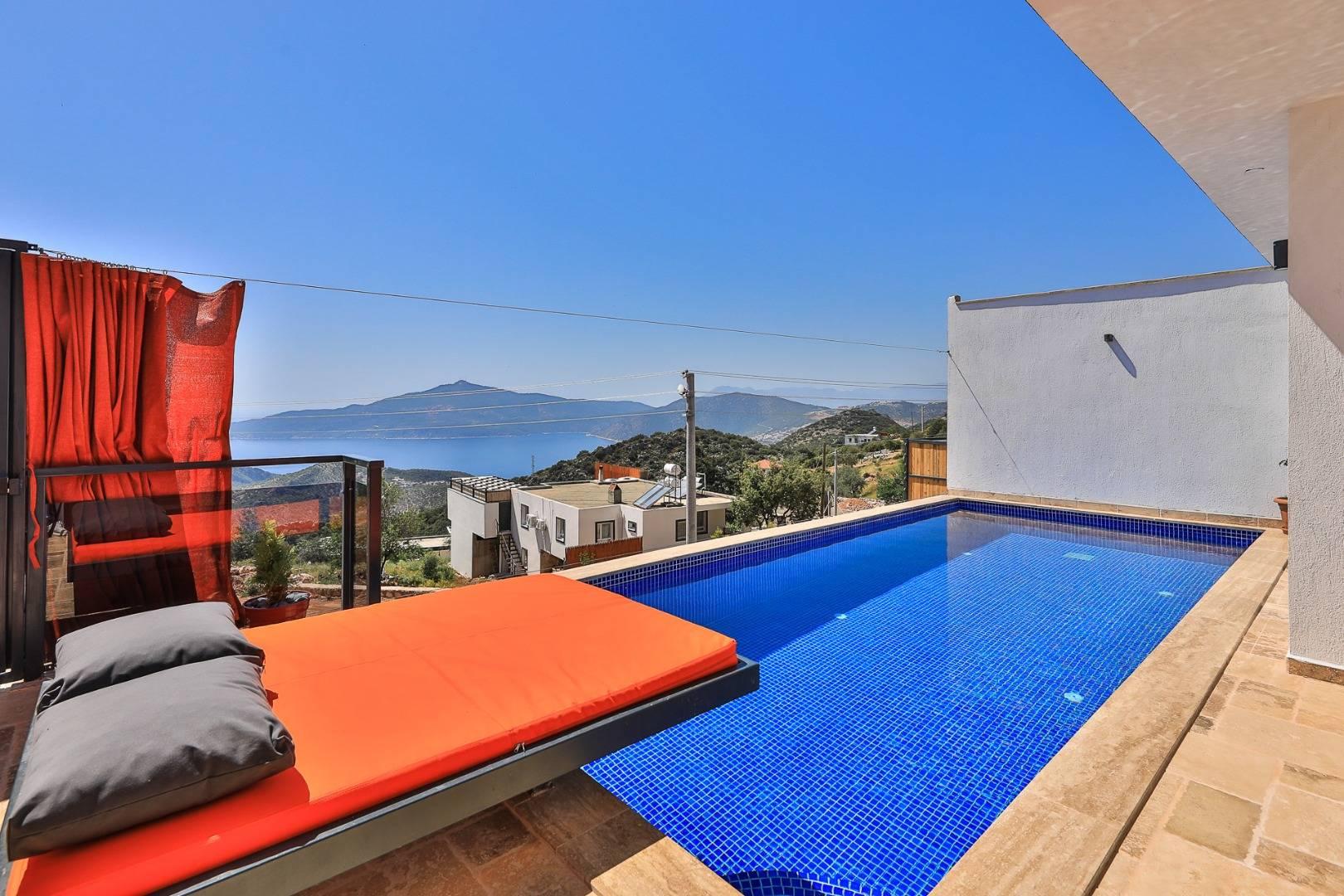 Kaş Bezirgan'da Çiftlere Uygun, Özel Havuzlu, Balayı Villası-41525