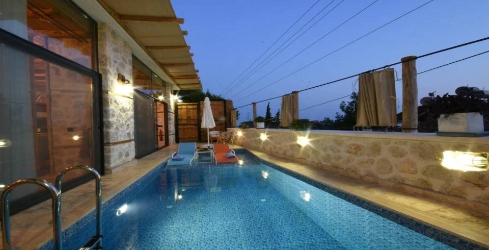 Kaş Bezirgan'da Doğa İçerisinde, Özel Havuzlu, Konforlu Villa