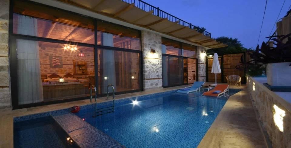 Kaş Bezirgan'da Doğa İçerisinde, Özel Havuzlu, Konforlu Villa-40425