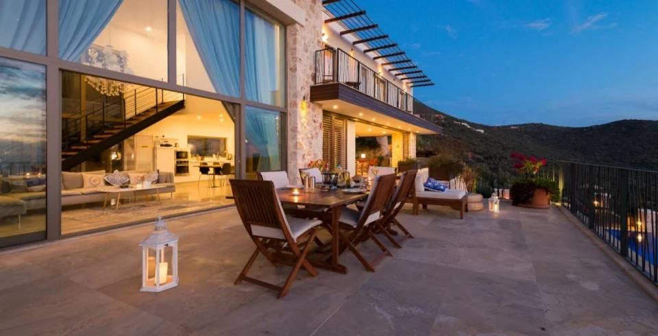 Kaş Bezirgan'da Eşsiz Deniz Manzaralı, Özel Havuzlu, Otantik Villa -40347