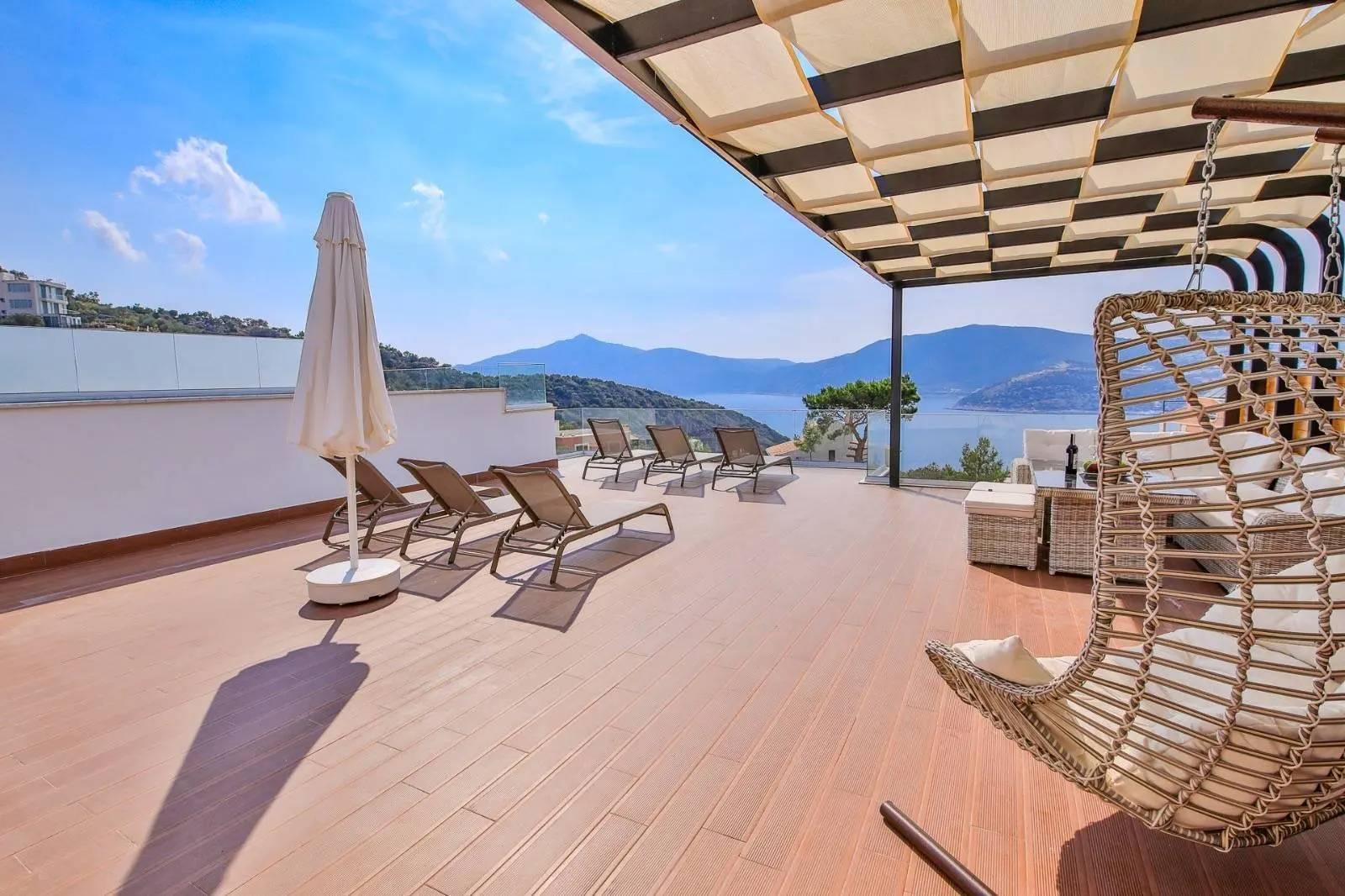 Kaş Bezirgan'da Geniş Ailelere Uygun, Özel Havuzlu, Merkezi Villa-43954