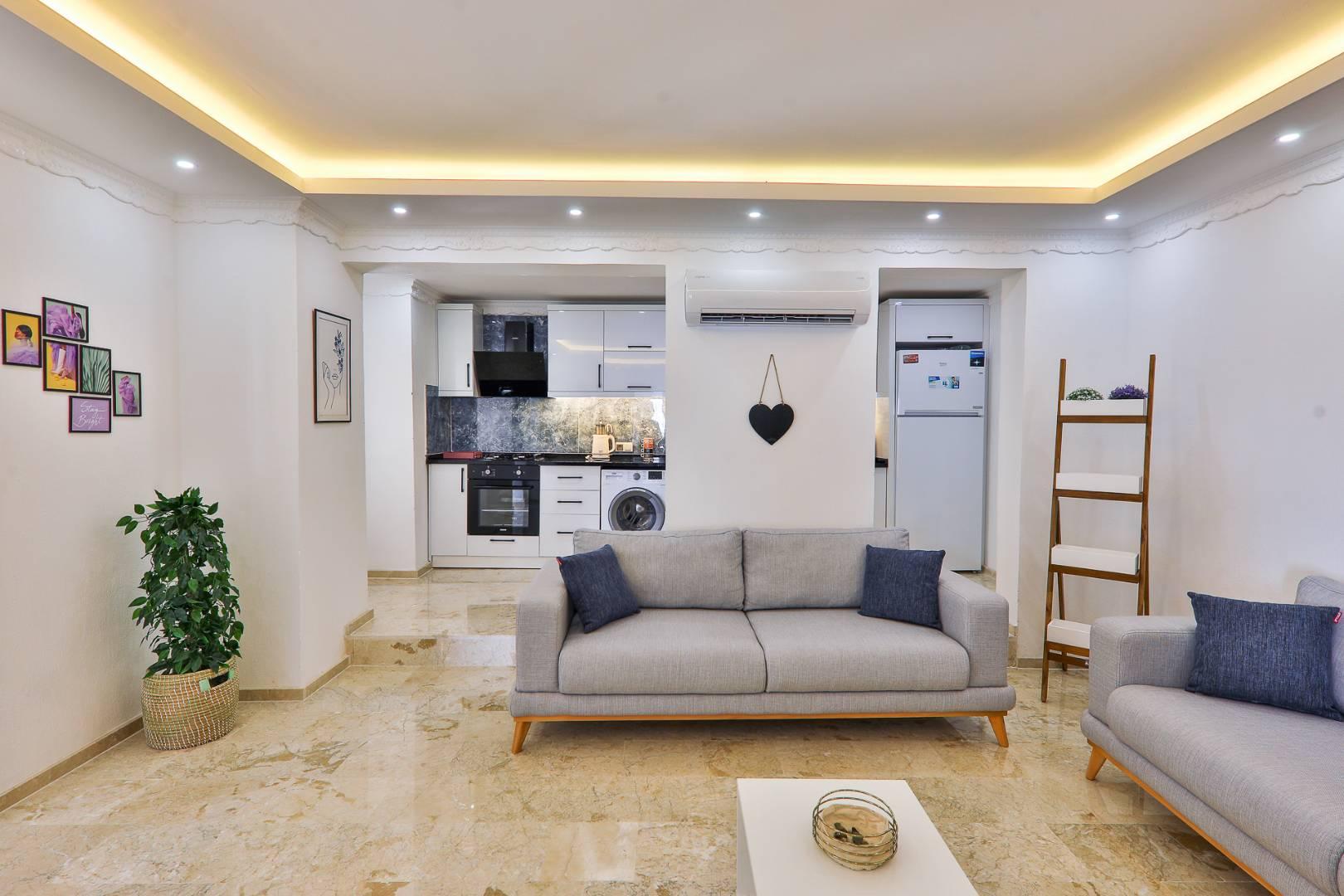 Kaş Bezirgan'da Muhteşem Doğa Manzaralı, Jakuzili, 4 Kişilik Suit-42180