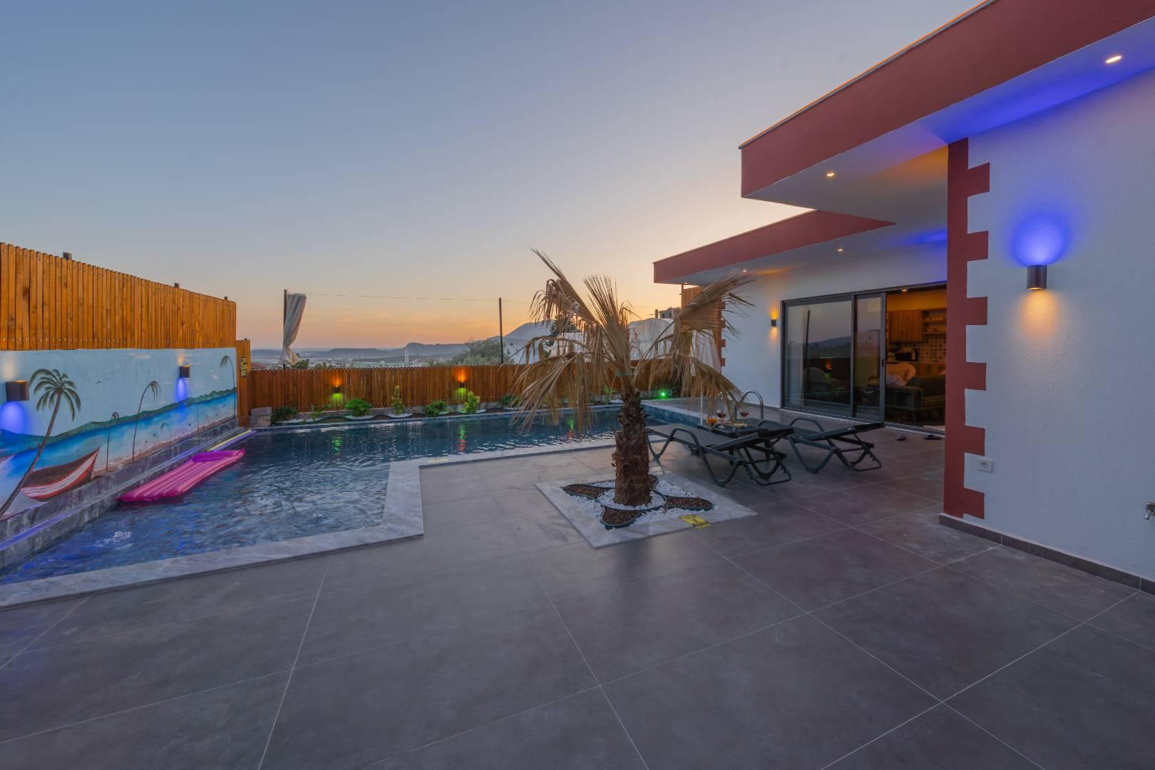 Kaş Çavdır'da Balayı Çiftlerine Uygun, Özel Havuzlu, Lüks Villa-42998