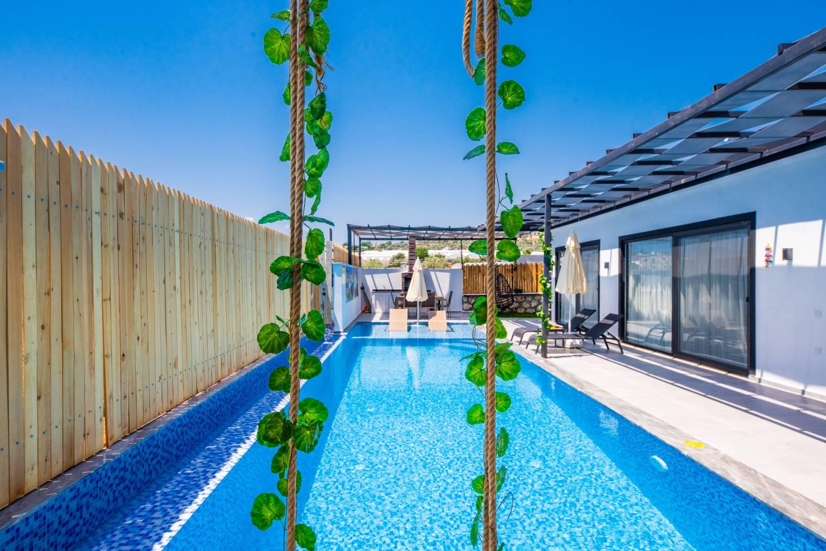 Kaş Çavdır'da Göz Alıcı Doğada, Özel Havuzlu, Konforlu Villa-43318