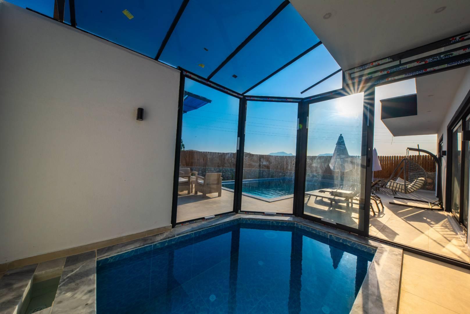 Kaş Çavdır'da Şahane Doğada, Özel Havuzlu, Jakuzili Villa-43499