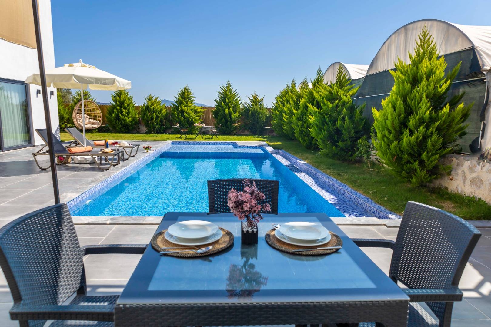 Kaş Çayköy'de Balayı Çiftlerine Uygun, Özel Havuzlu, Şık Villa