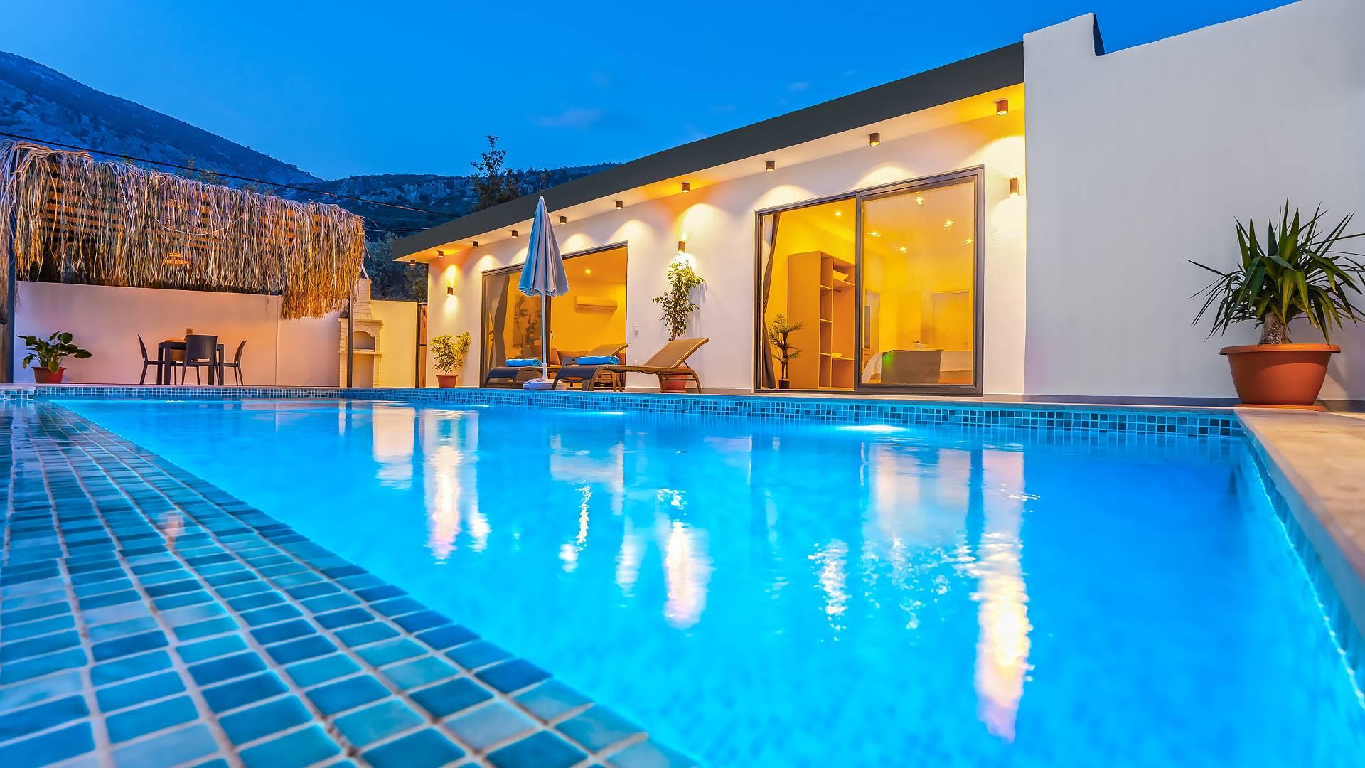 Kaş Çayköy'de Benzersiz Doğada, Özel Havuzlu, Jakuzili, Tatil Villası-34912