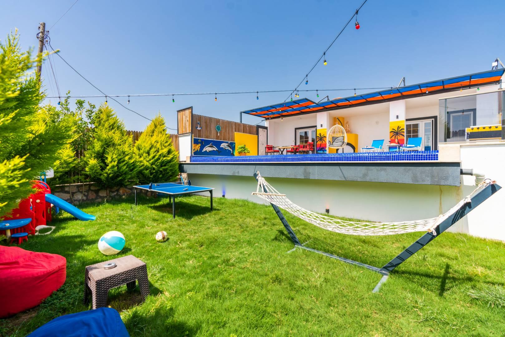 Kaş Çayköy'de Çocuk Oyun Alanlı, Özel Havuzlu, Jakuzili Villa-42398