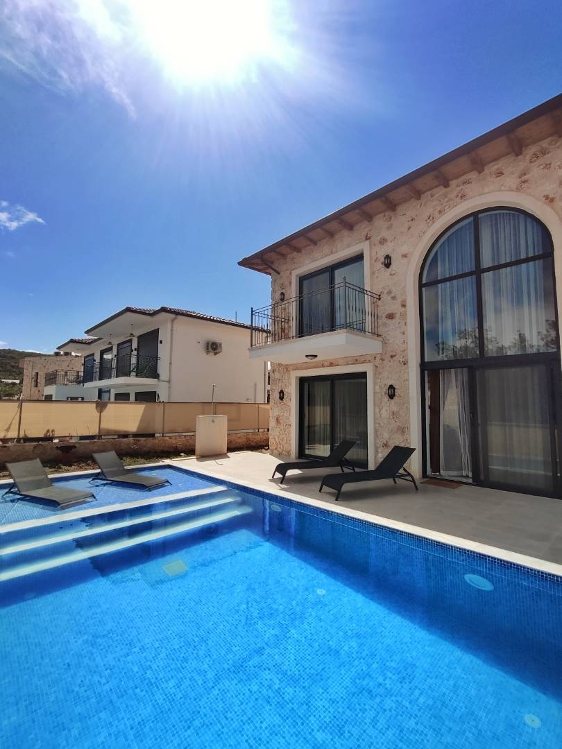 Kaş Andifli'de Doğa İle İç İçe , Özel Havuzlu, Taş Villa