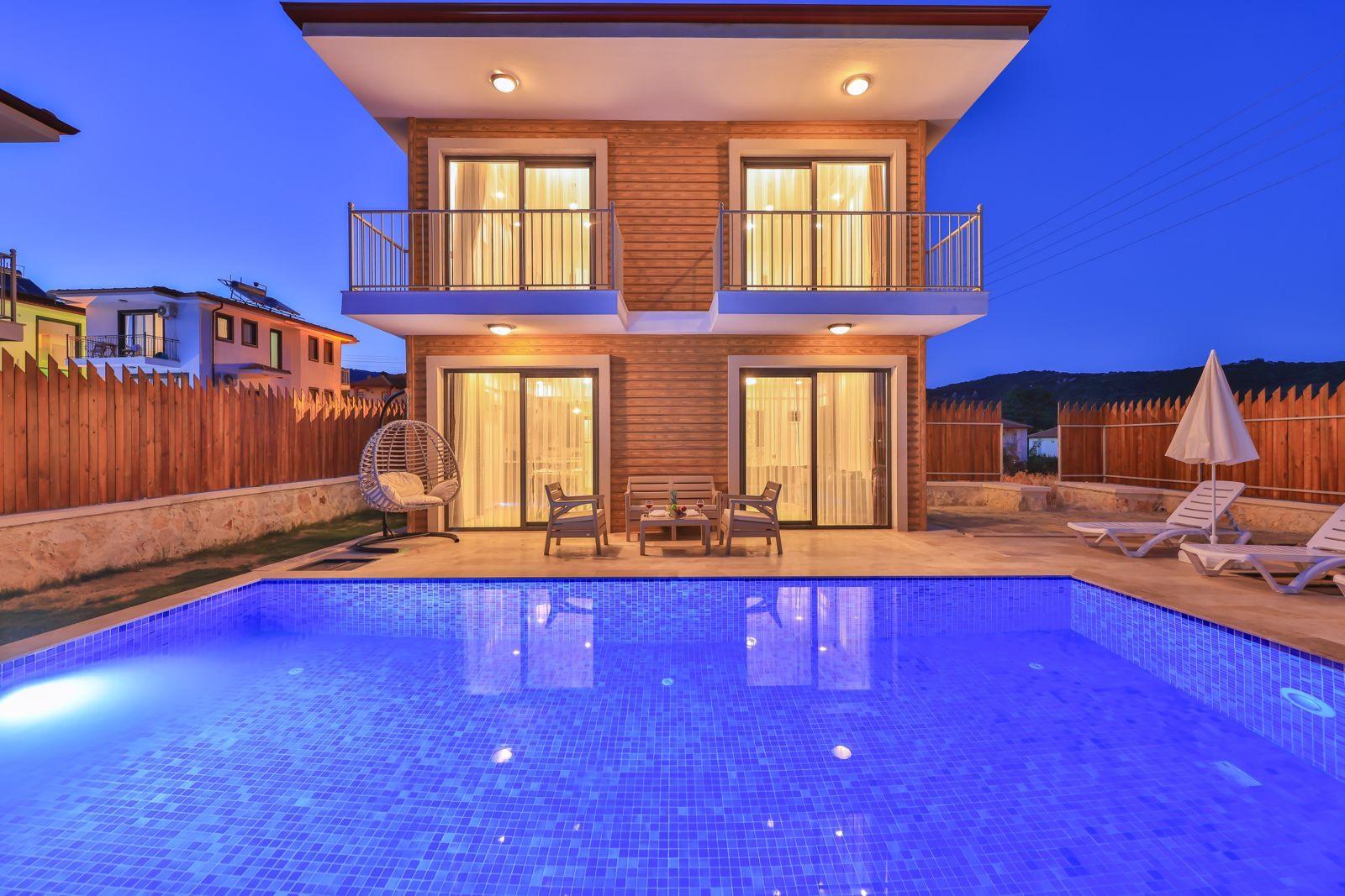 Kaş Andifli'de Çekirdek Ailelere Uygun, Özel Havuzlu, Lüks Villa-39319