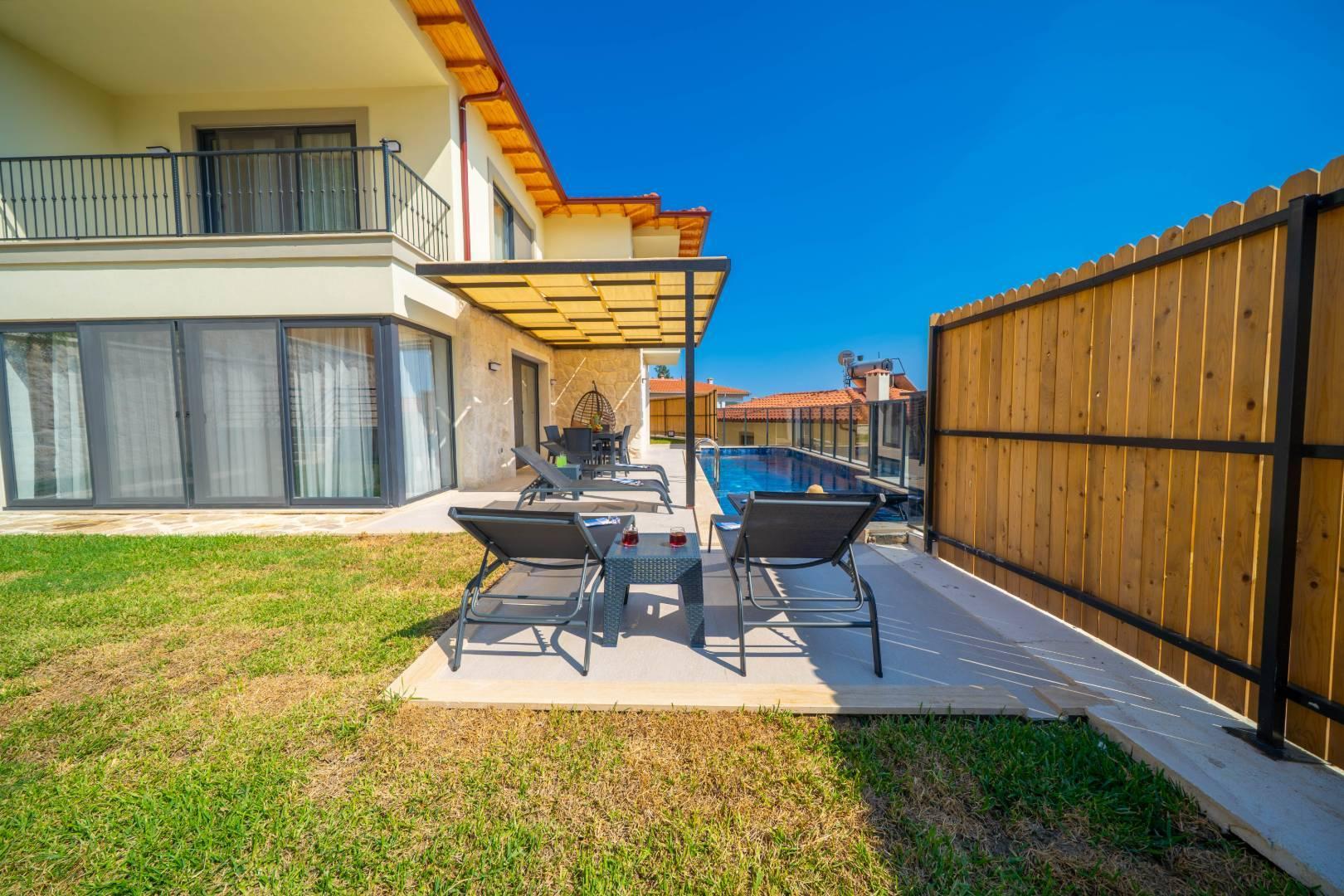 Kaş Çukurbağ'da Huzurlu Doğada, Özel Havuzlu, Jakuzili Villa-43641