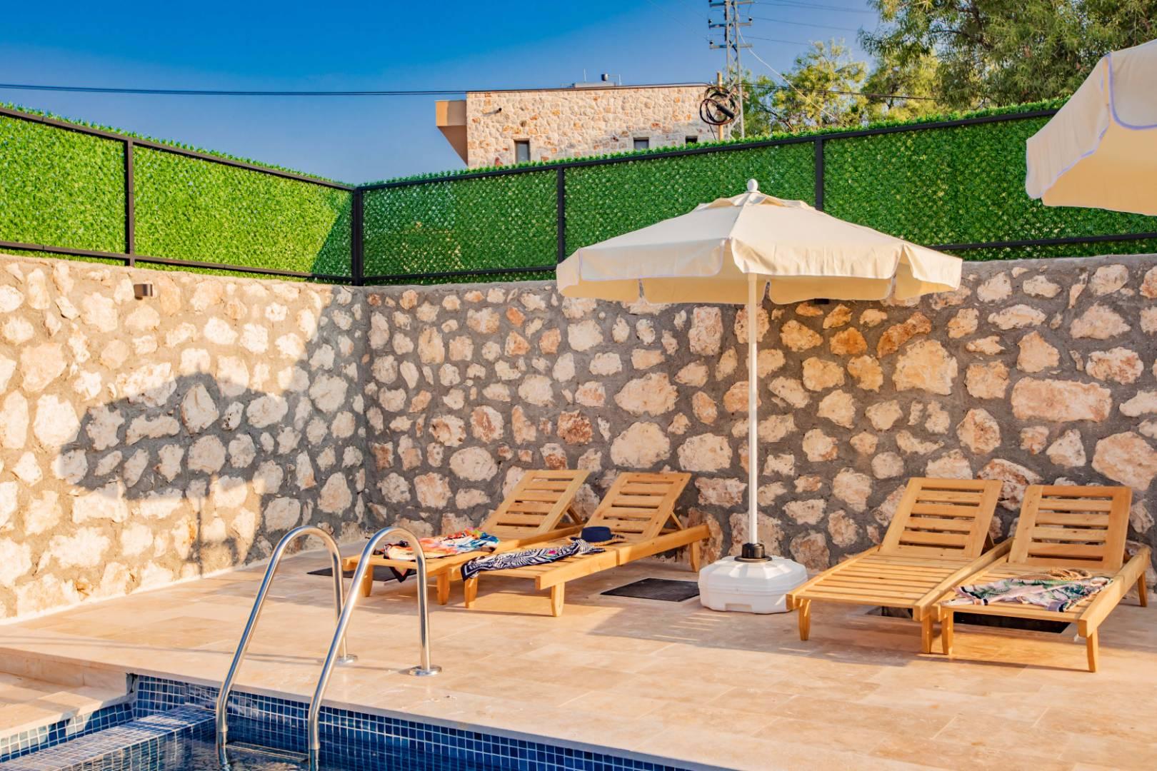 Kaş Andifli'de Şehrin Gürültüsünden Uzakta, Özel Havuzlu, Şık Villa-41280