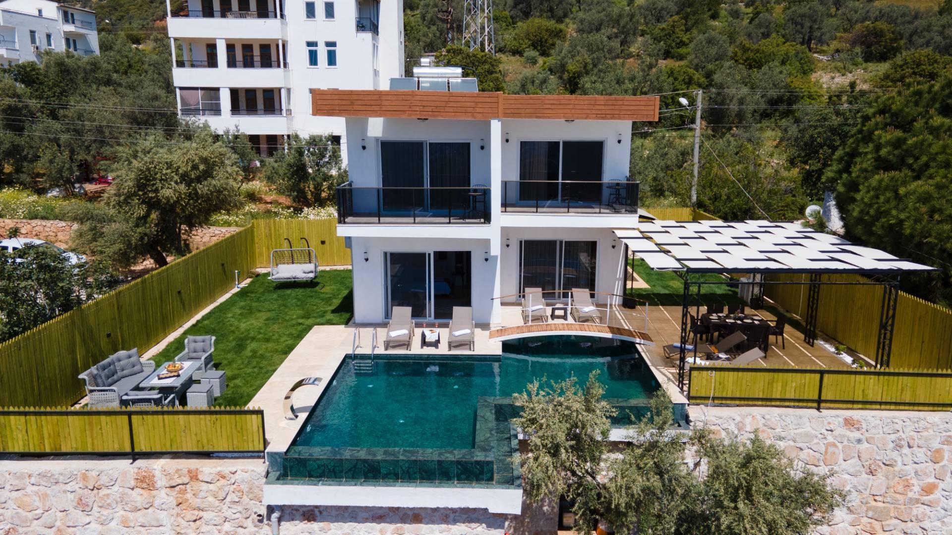 Kaş Gökseki'de Deniz Manzaralı, Özel Havuzlu, Lüks Villa