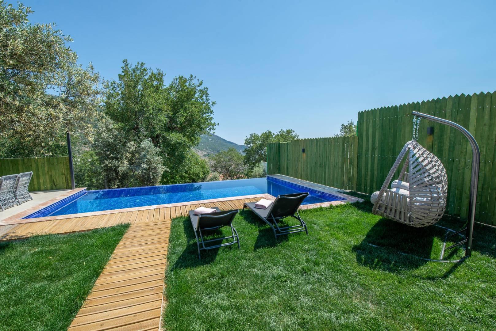 Kaş İslamlar'da Balayı Çiftlerine Uygun, Özel Havuzlu, Jakuzili Villa-43861