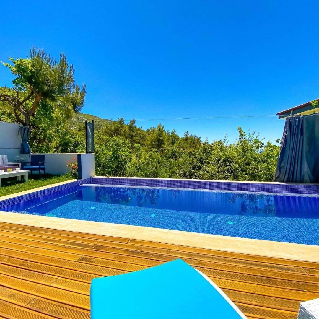 Kaş İslamlar'da Huzurlu Doğada, Özel Havuzlu, Balayı Villası-41348