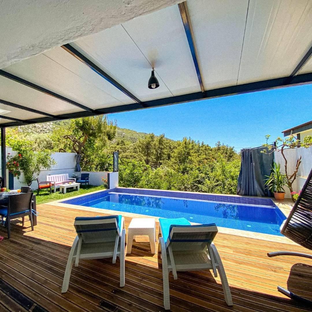 Kaş İslamlar'da Huzurlu Doğada, Özel Havuzlu, Balayı Villası-41348