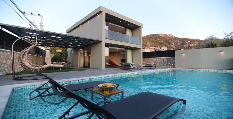 Kaş İslamlar'da Balayı Çiftlerine Uygun, Özel Havuzlu, Konforlu Villa