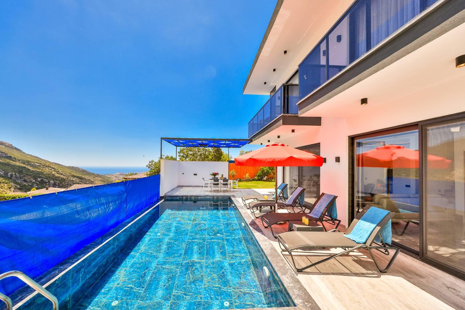 Kaş İslamlar'da Çekirdek Ailelere Uygun, Özel Havuzlu, 2+1 Villa-43814