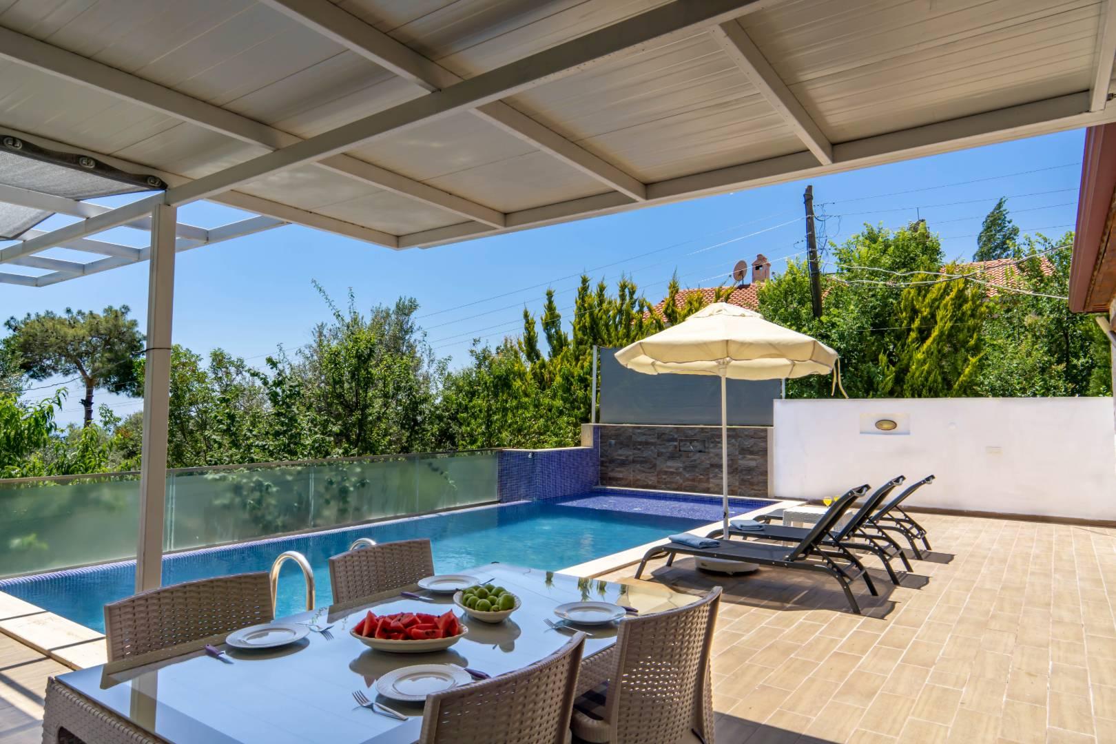 Kaş İslamlar'da Küçük Ailelere Uygun, Özel Havuzlu, Estetik Villa-41621