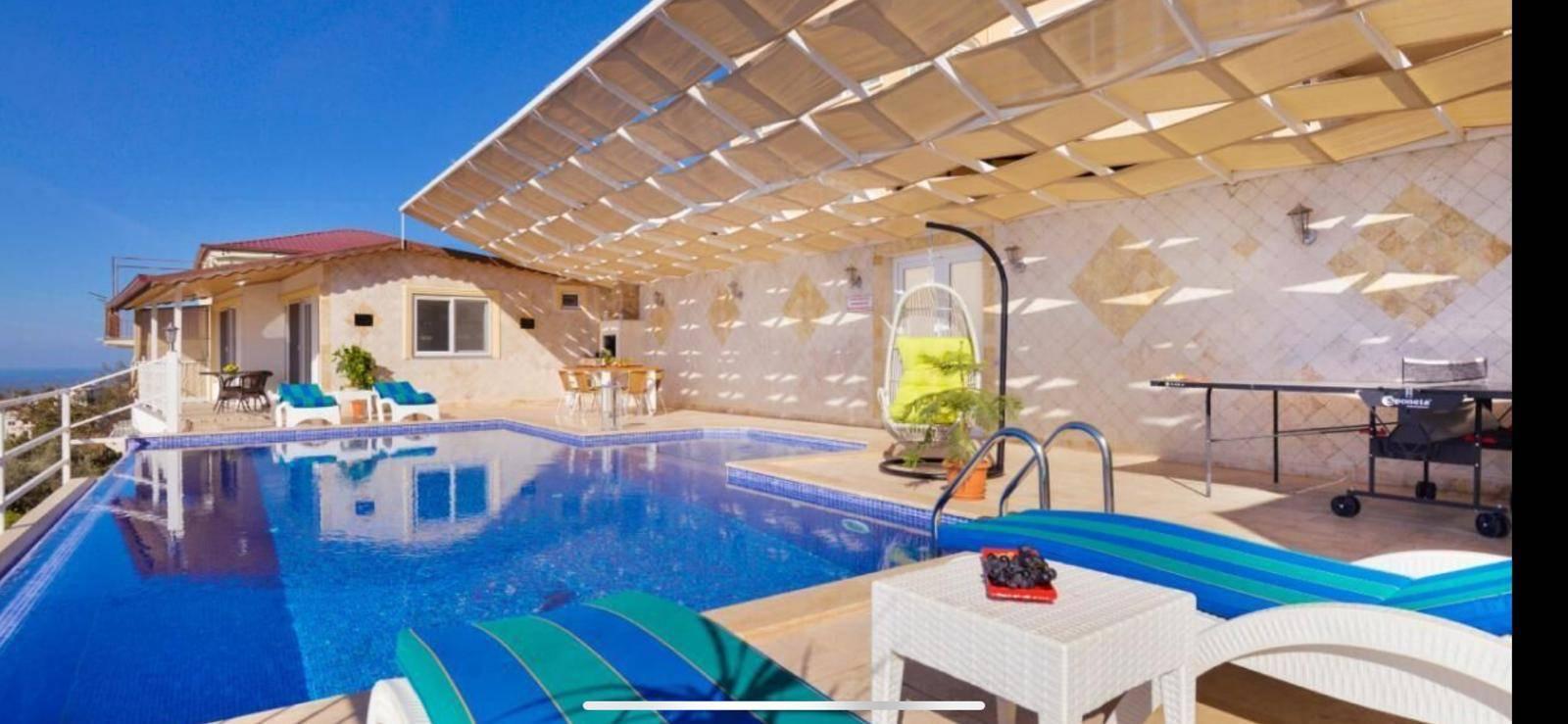 Kaş İslamlar'da Deniz ve Doğa Manzaralı, Özel Havuzlu, Balayı Villası-41489