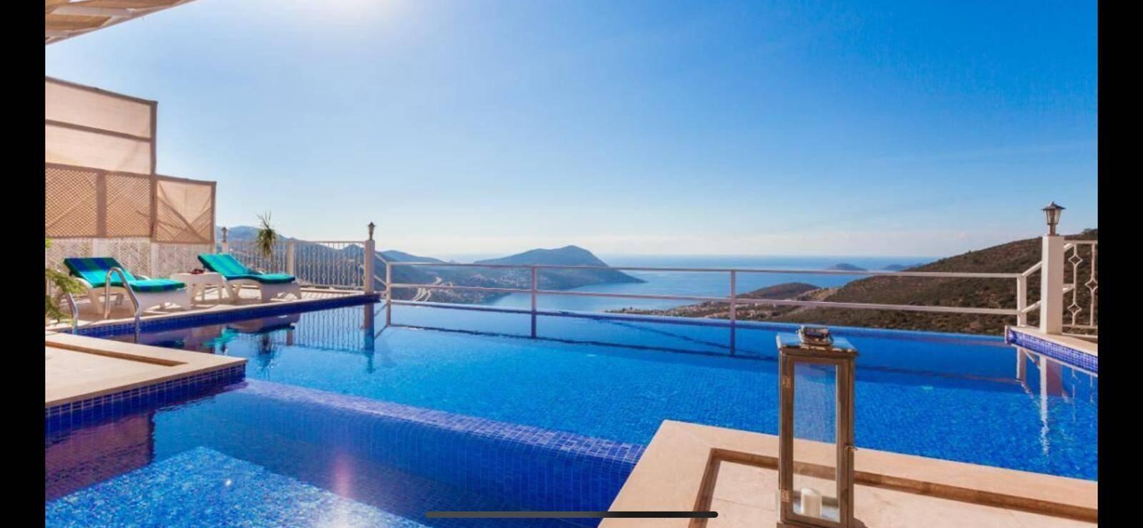 Kaş İslamlar'da Deniz ve Doğa Manzaralı, Özel Havuzlu, Balayı Villası-41489