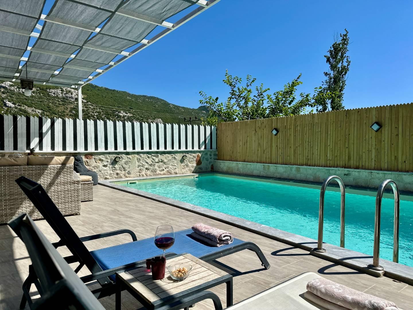 Kaş İslamlar'da Doğa İle İç İçe, Özel Havuzlu, Ferah Villa-42123