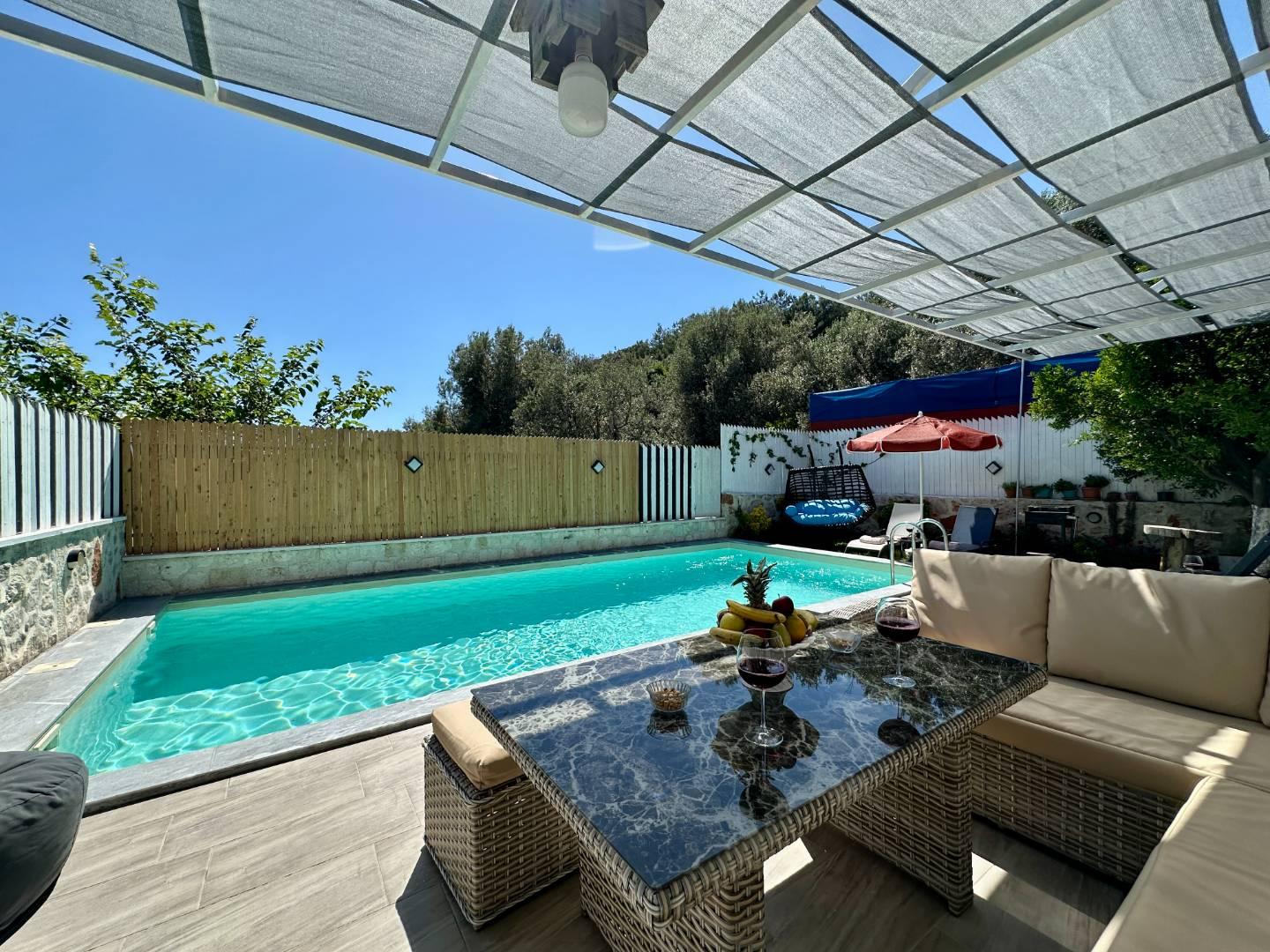 Kaş İslamlar'da Doğa İle İç İçe, Özel Havuzlu, Ferah Villa-42123