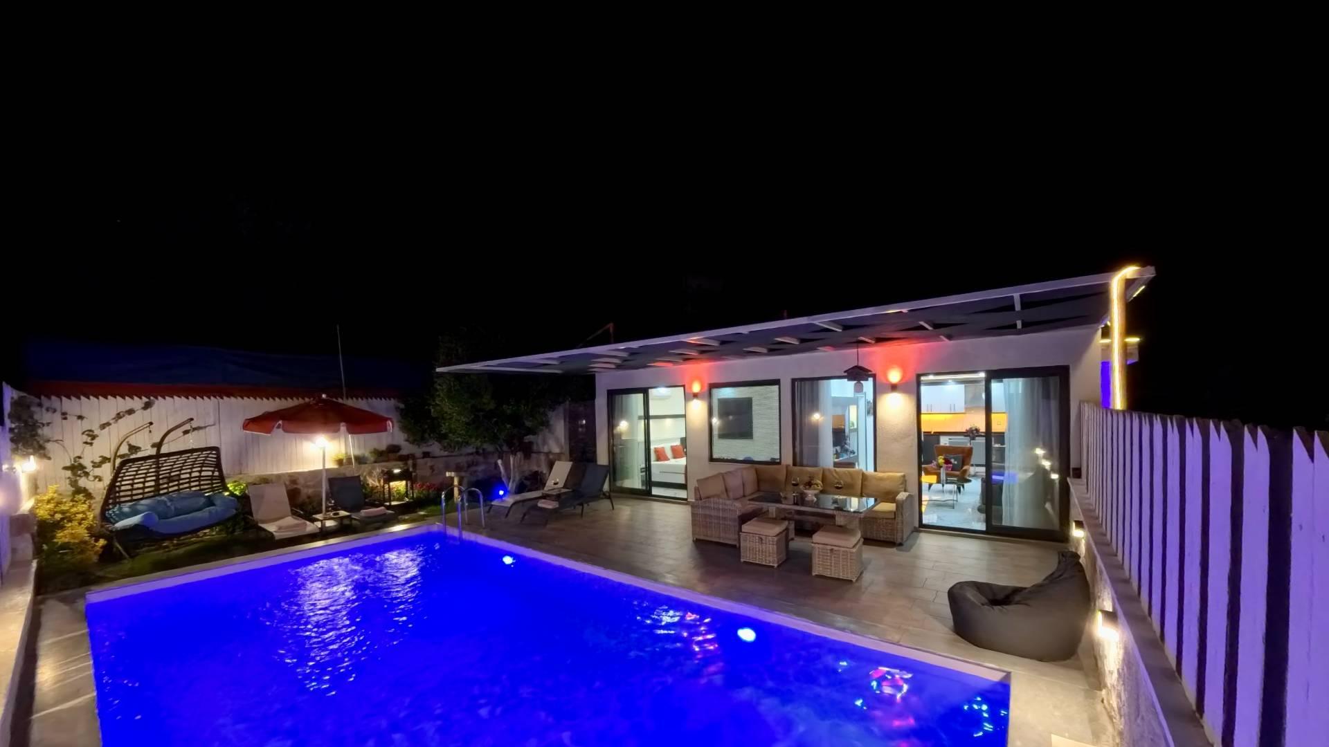 Kaş İslamlar'da Doğa İle İç İçe, Özel Havuzlu, Ferah Villa-42123