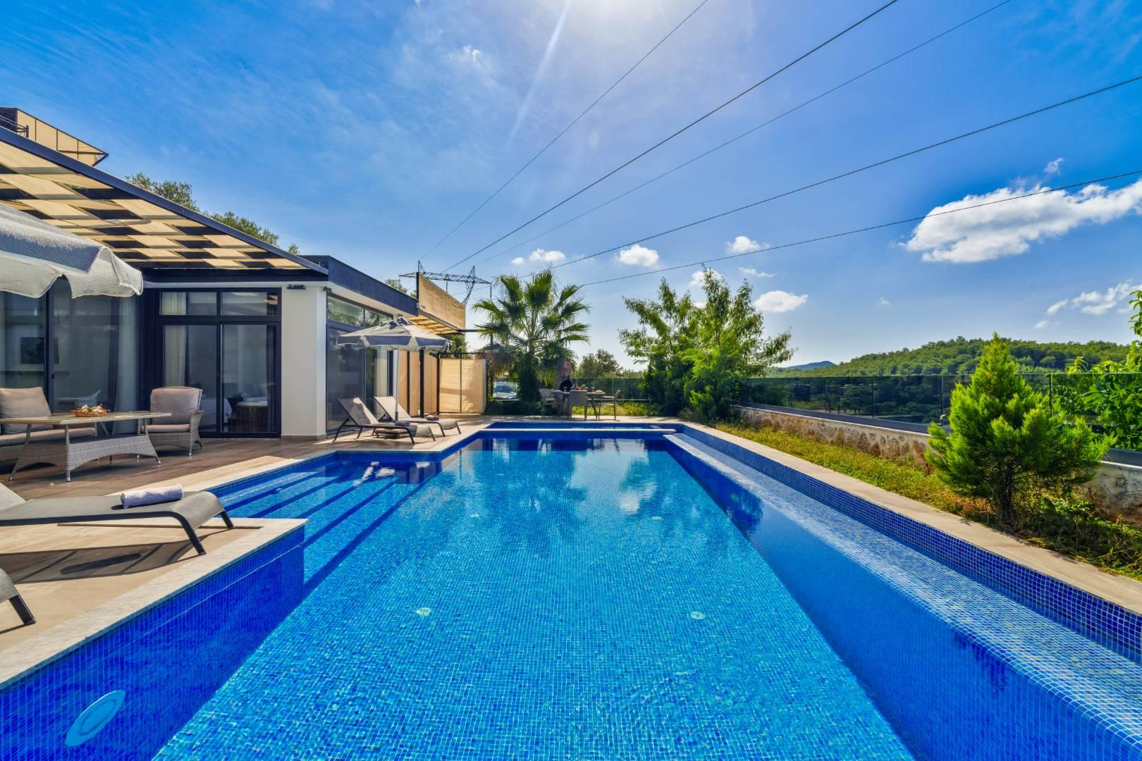 Kaş İslamlar'da Doğa İle İç İçe, Özel Havuzlu, Jakuzili Villa-43941