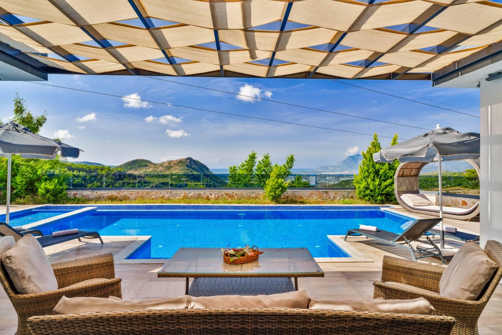 Kaş İslamlar'da Doğa İle İç İçe, Özel Havuzlu, Jakuzili Villa-43941