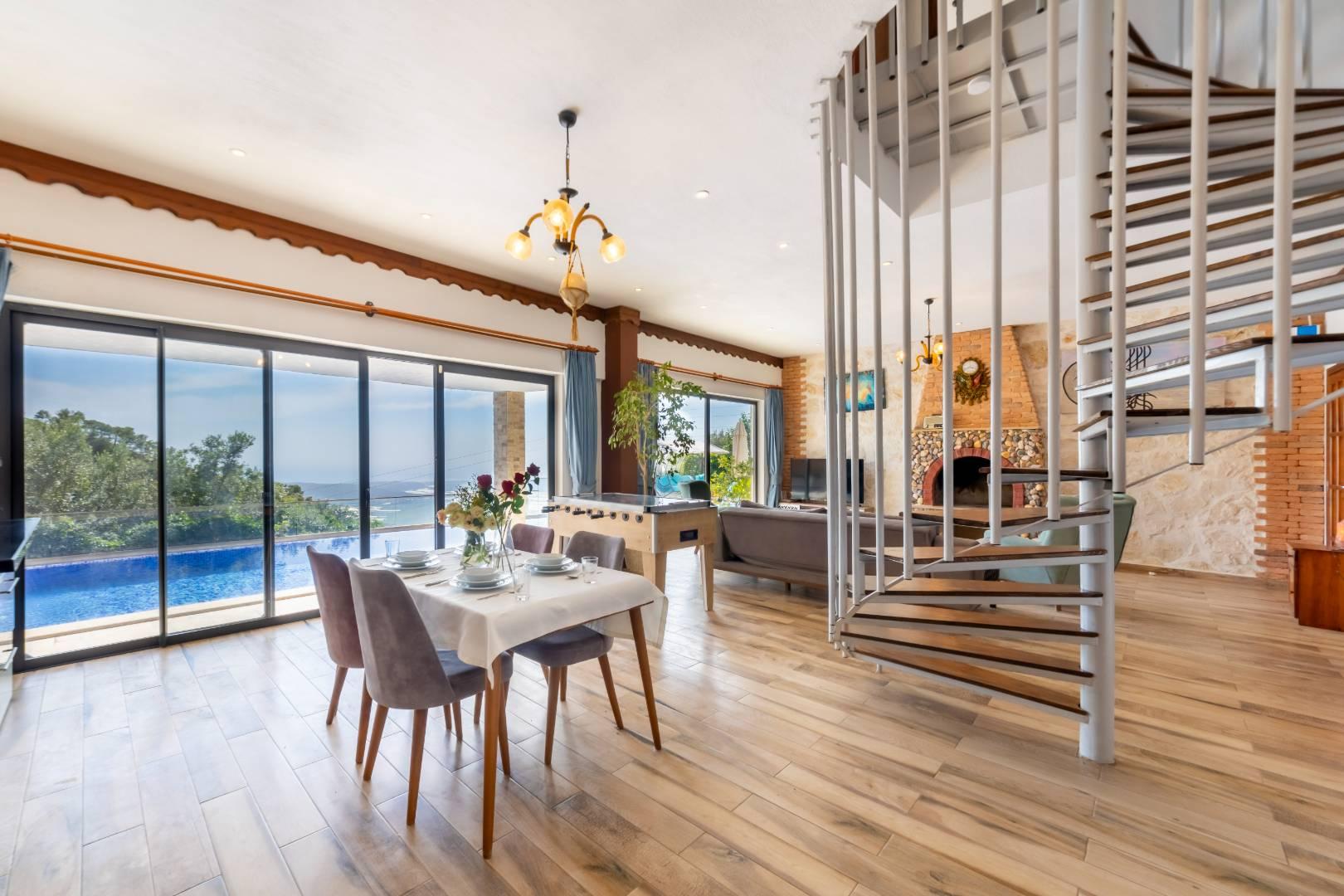 Kaş Üzümlü'de Muhteşem Doğa İçinde, Özel Havuzlu, 4 Kişilik Villa-36667