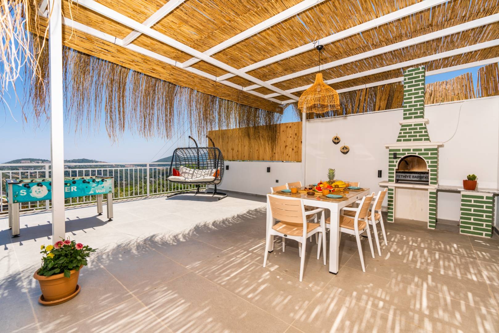 Kaş İslamlar'da Doğa Manzaralı, Özel Havuzlu, Konforlu Villa