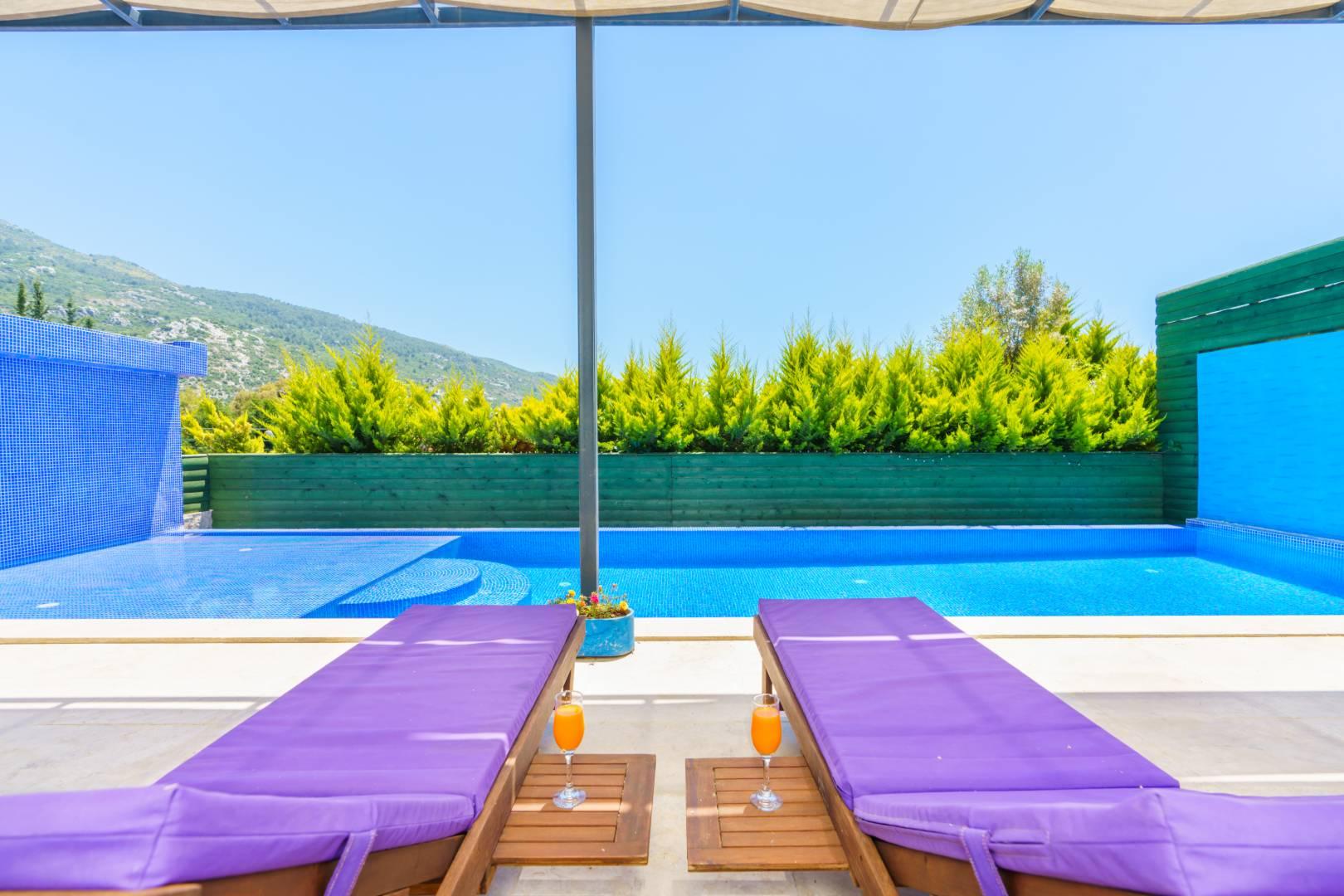 Kaş İslamlar'da Doğa'nın İçerisinde, Özel Havuzlu, Modern Villa-25020