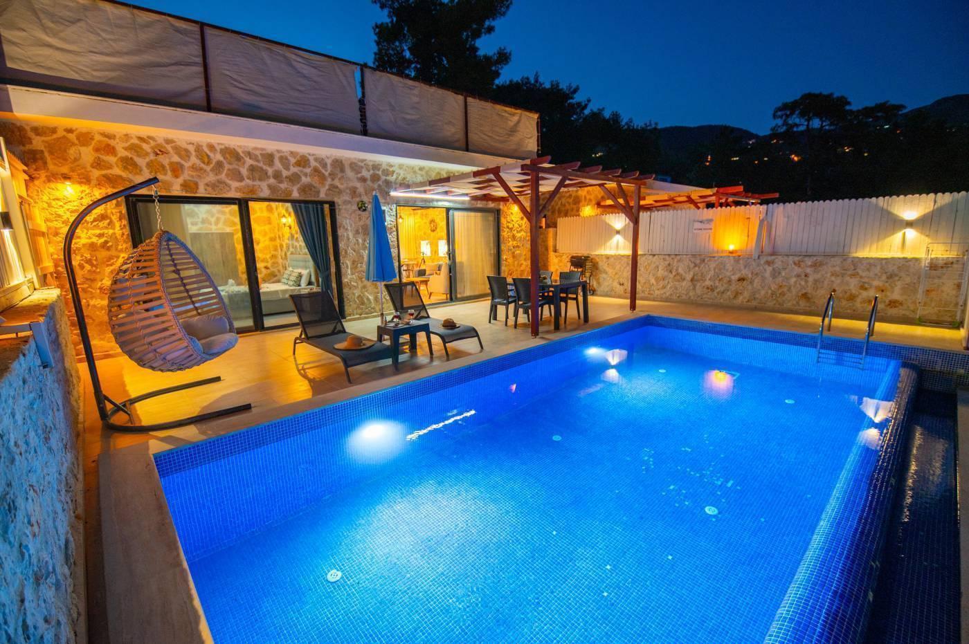 Kaş İslamlar'da Doğayla Baş Başa, Özel Havuzlu, 4 Kişilik Villa-41576