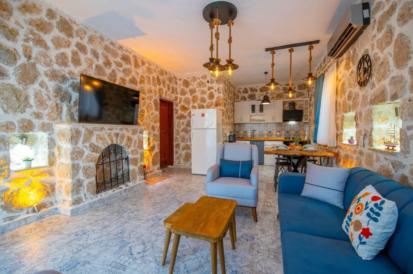 Kaş İslamlar'da Doğayla Baş Başa, Özel Havuzlu, 4 Kişilik Villa-41576